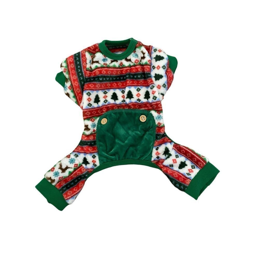 Medium Dog Winter Pajamas Pet Clothing Dog Cat